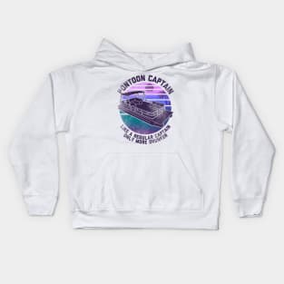 Pontoon captain regular captain Kids Hoodie